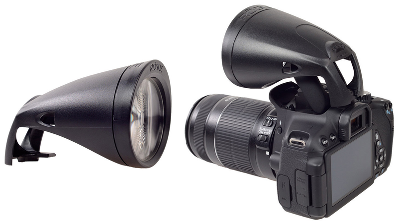 Illustration for article titled This Extra Lens Is Like a Megaphone For Your DSLR's Pop-up Flash